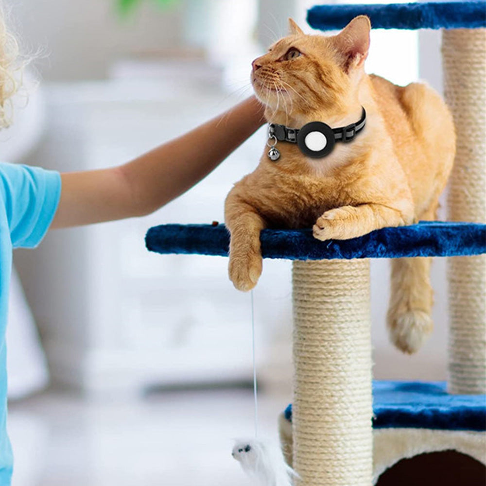 For Tracking Pet Collar Case Compatible with Apple Airtag Adjustable Cat Dog Collar