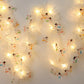 5M Christmas LED Garland with 50 Warm White Lights for Indoor Outdoor Tree Decoration