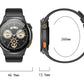 Smart Watch GPS Tracker with Blood Pressure Monitor Waterproof Fitness Tracker