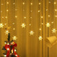 4m Curtain String Lights Waterproof Christmas Window Lights for Party Decorations