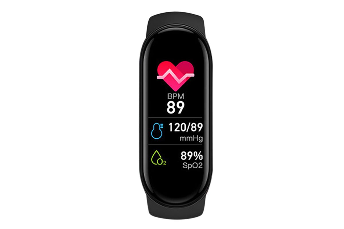Smart Fitness Tracker Heart Rate Blood Oxygen Blood Pressure Sleep Monitor for Men Women