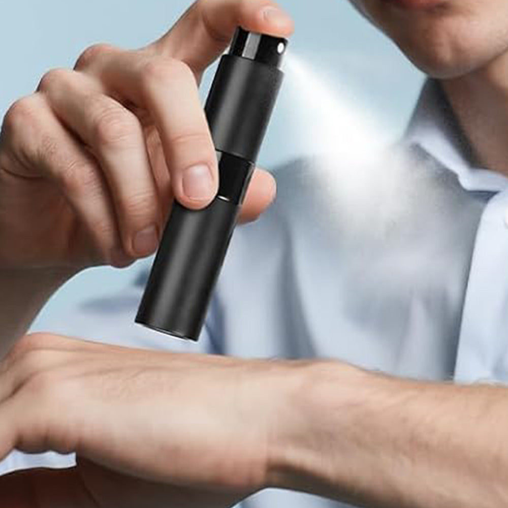 8ml Perfume or Cologne Travel Refillable Spray Bottle Portable Twist-Up Dispenser