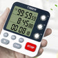 Kitchen Timer Digital for Cooking 3 Channel Large Display Loud Food Timer