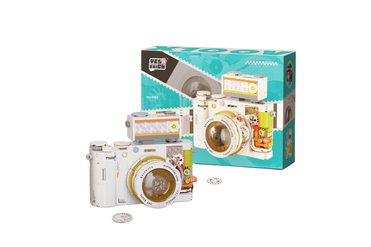 508pcs Cameras Building Blocks Vintage Camera Models Building Set
