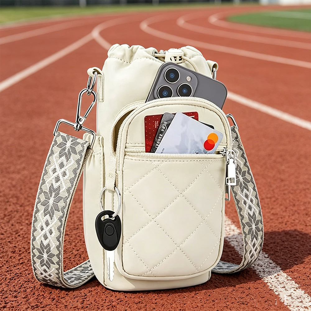 Running Hydration Pack with Aluminum Foil Insulation for Water Bottle