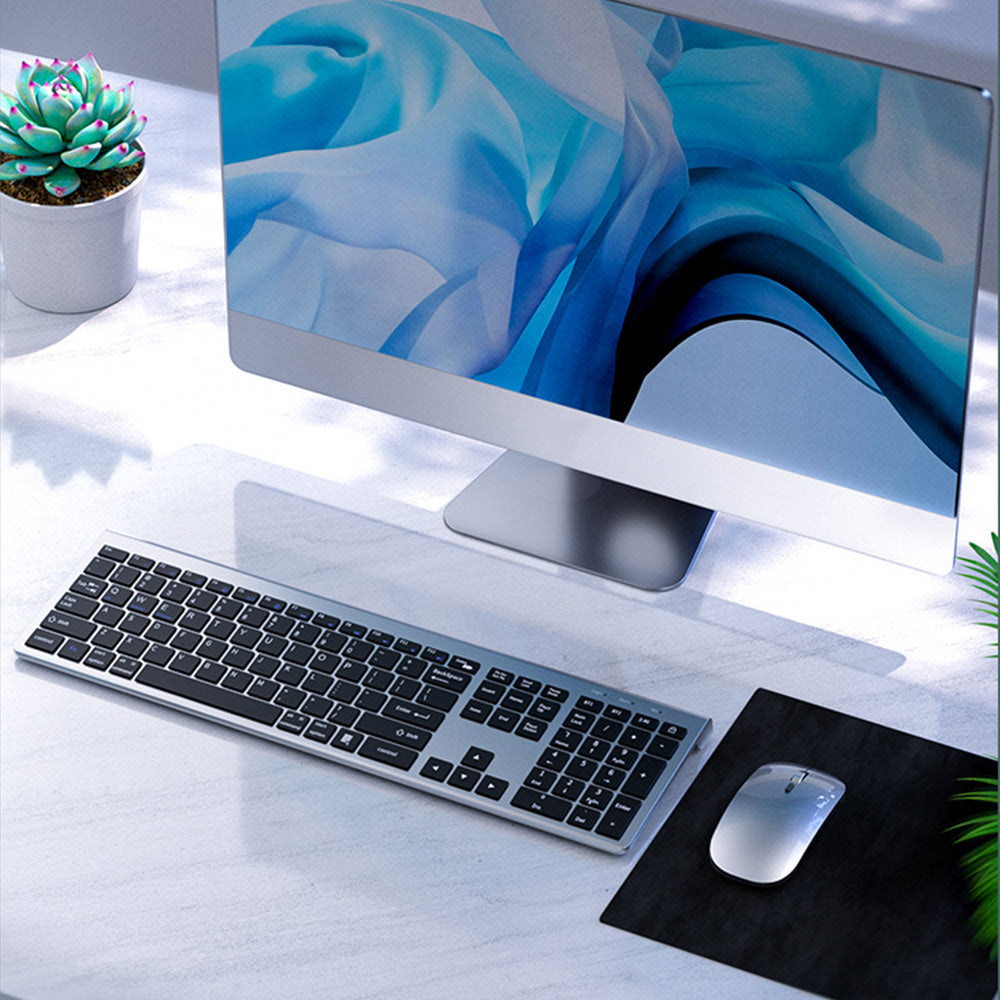 Wireless Keyboard And Mouse Combo Set 2.4GHz For Computer Laptop PC