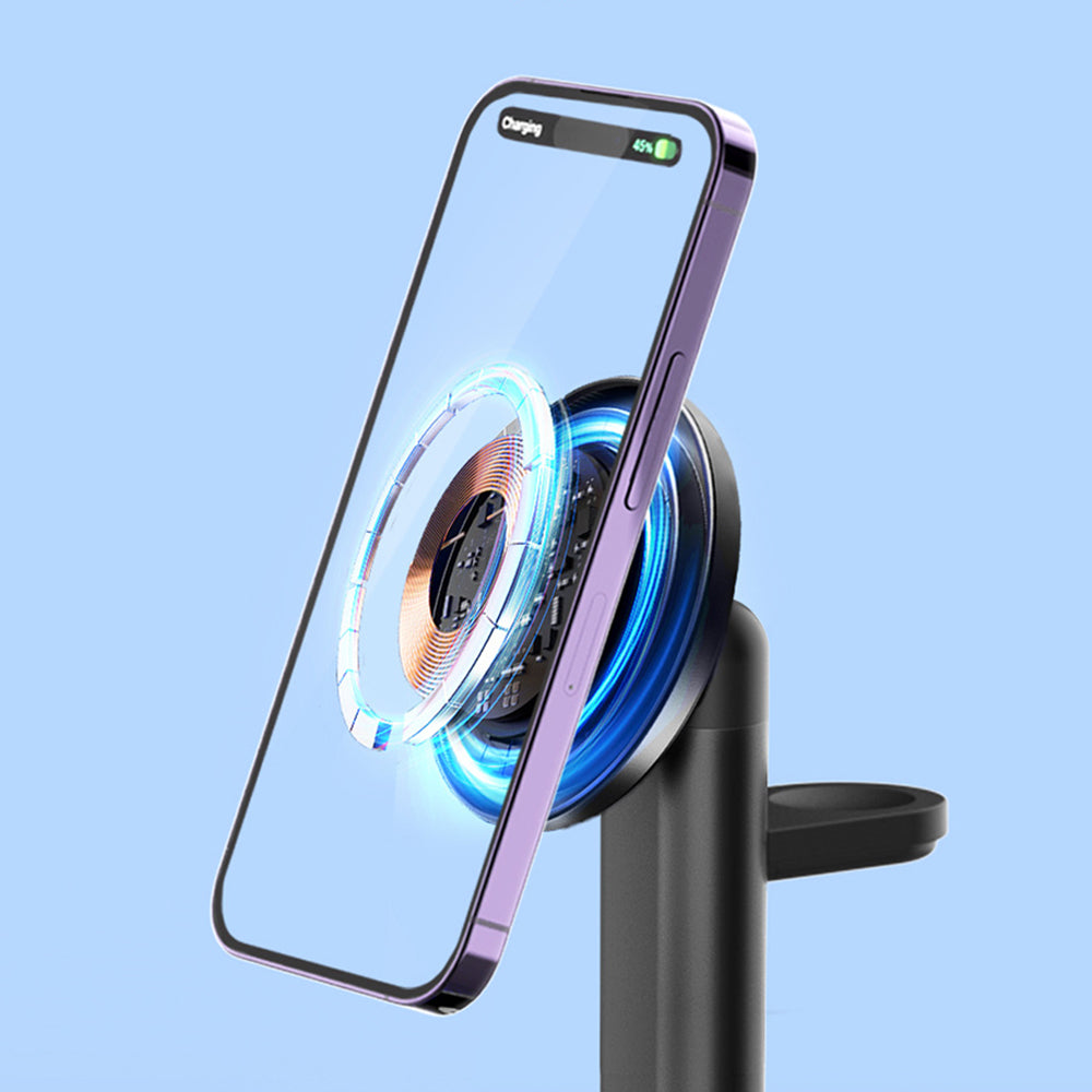 3-in-1 Magnetic Wireless MagSecurity Charging Station