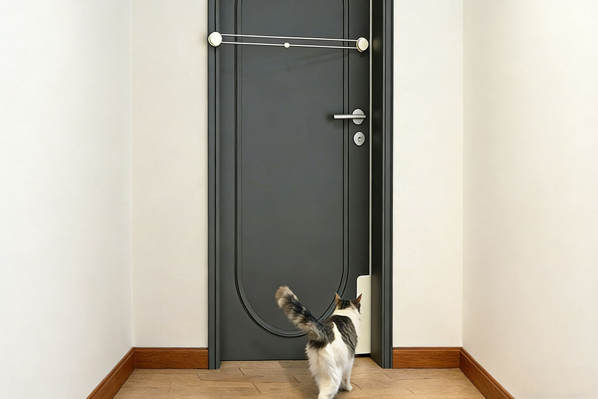 No Drill Pet Door Opener Automatic Easy Installation for Cats and Dogs