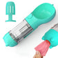 4 in 1 Pet Feeder Dog Cat Puppy Water Bottle Cup with Poop Bag Holder for Yorkie