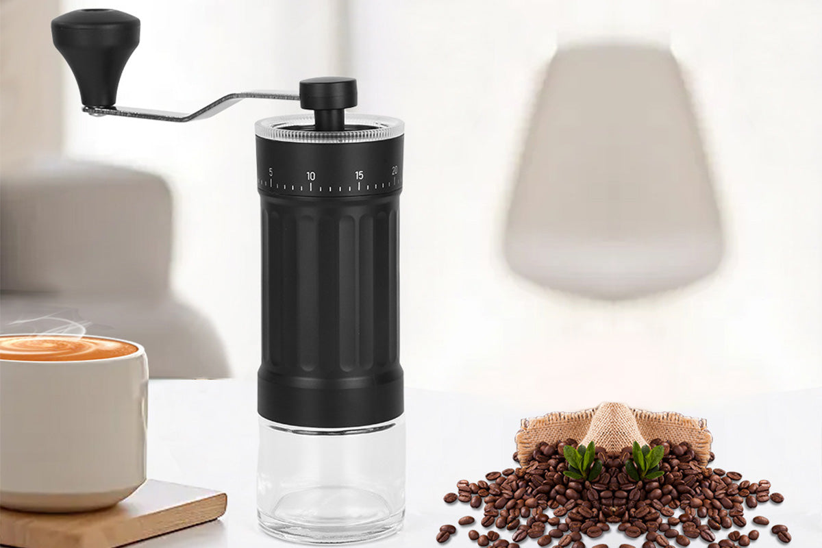 Manual Coffee Grinder With Ceramics Burr 40 Adjustable Settings for Espresso French Press