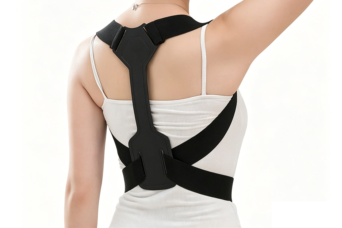Unisex Adjustable Posture Corrector Back Brace for Adults
