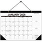 Desk Calendar 18-Month from 2026 Jan- 2027 June with Corner Protectors for Office