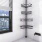 No-Drill Floor-to-Ceiling Corner Shower Caddy Adjustable Bathroom Storage Rack