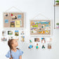 Cork Notice Pinboard Large Memo Photos Wooden Frame