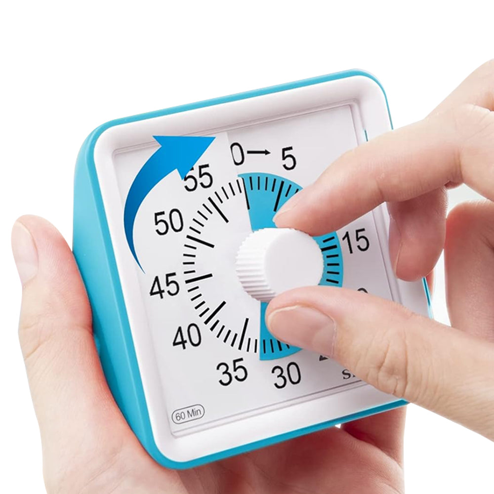 60-Minute Visual Countdown Time Management Clock