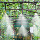 30m 0.6cm 360-Degree Adjustable Copper Nozzle Irrigation Kit for Garden Greenhouse Lawn Patio