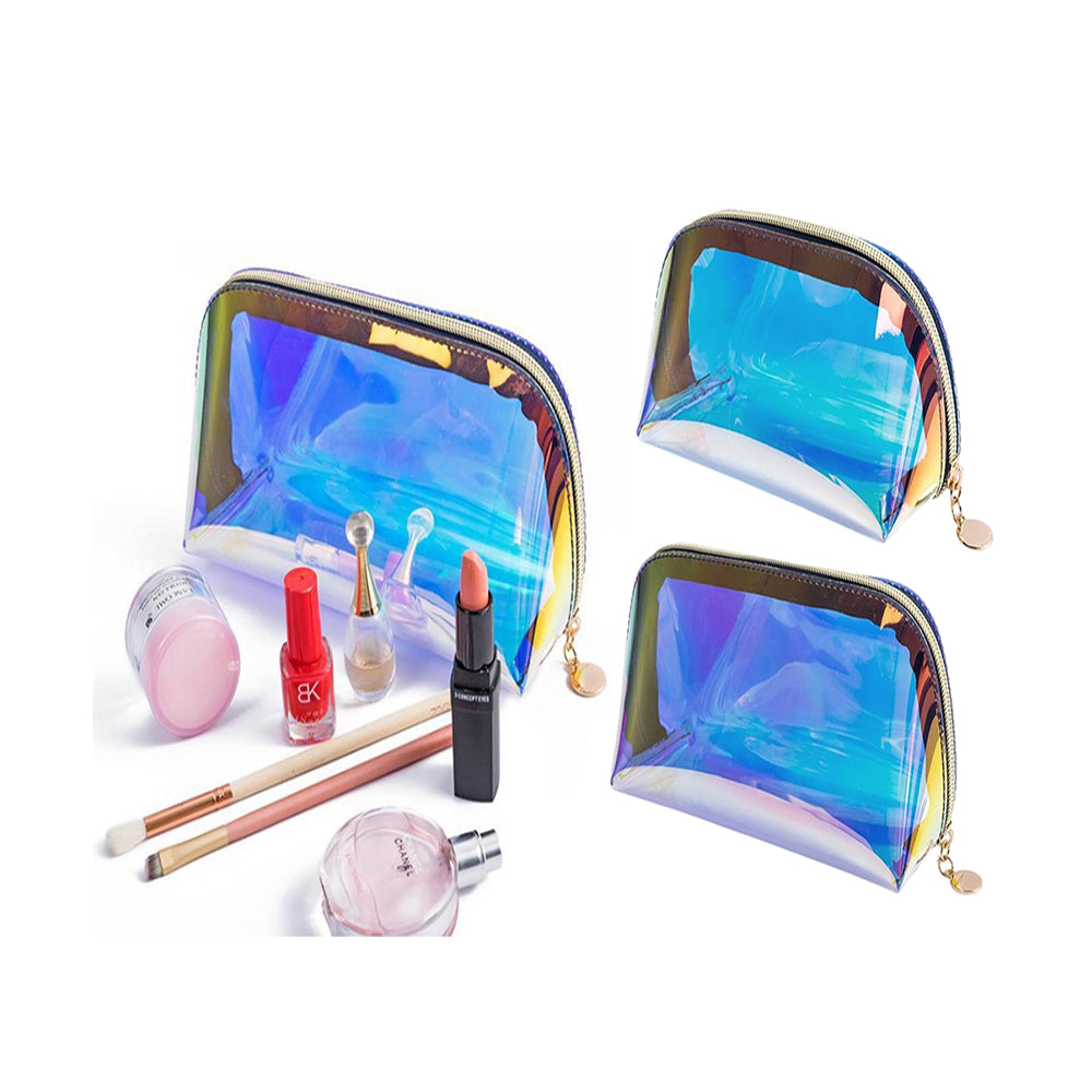 2Pcs Laser Cosmetic Bags Portable Travel Bag