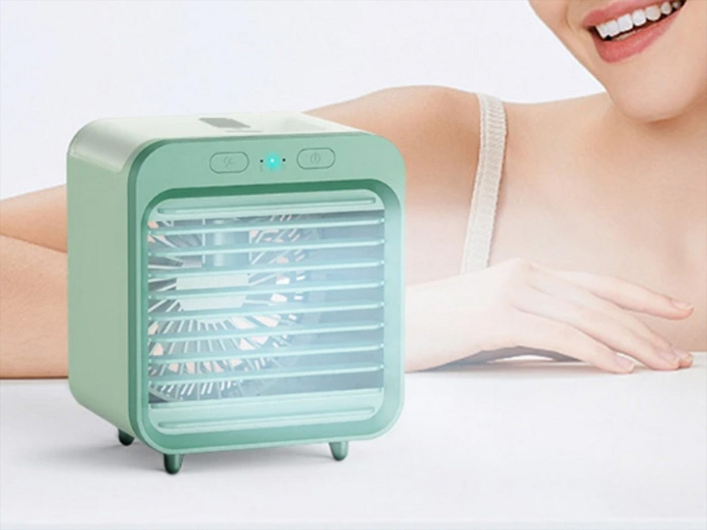 Portable Air Conditioners With 3 Speeds Air Cooling Fan Humidifier For Room Home Office