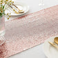 High Density Sequin Table Runner for Weddings Parties and Holidays-Rose Gold