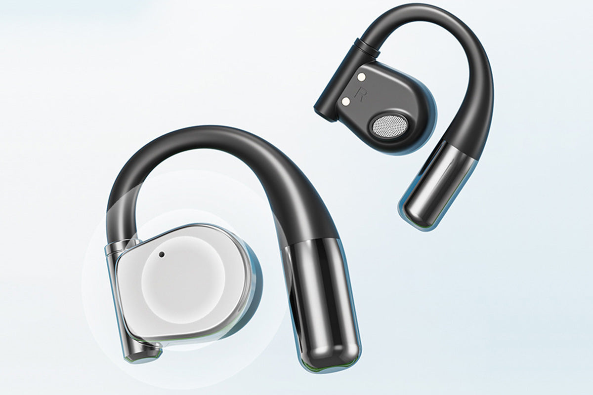 AI Translation Earbuds Real Time 140 Languages Open Ear Earbuds for Travel Business