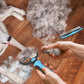 Two Sets Pet Grooming Combo Shedding and Dematting Brush for Dogs Cats
