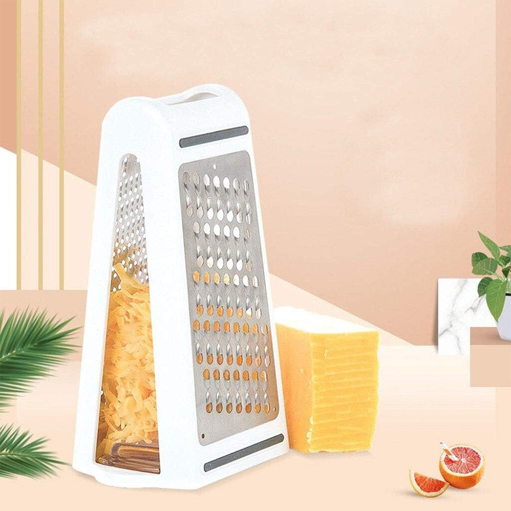 Double Sided Grater with Removable Container