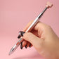 2pcs Glue-out Rhinestone Painting Pen Rhinestone Drill Pen with Visual Window and 6pcs Glue Sticks