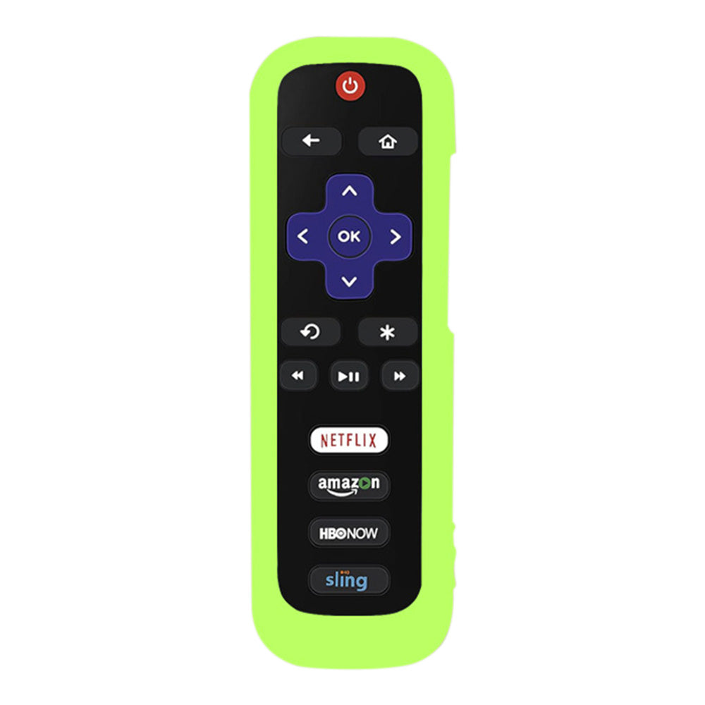 2 Pack Glow in The Dark Silicone Case Cover for Roku TV Remote