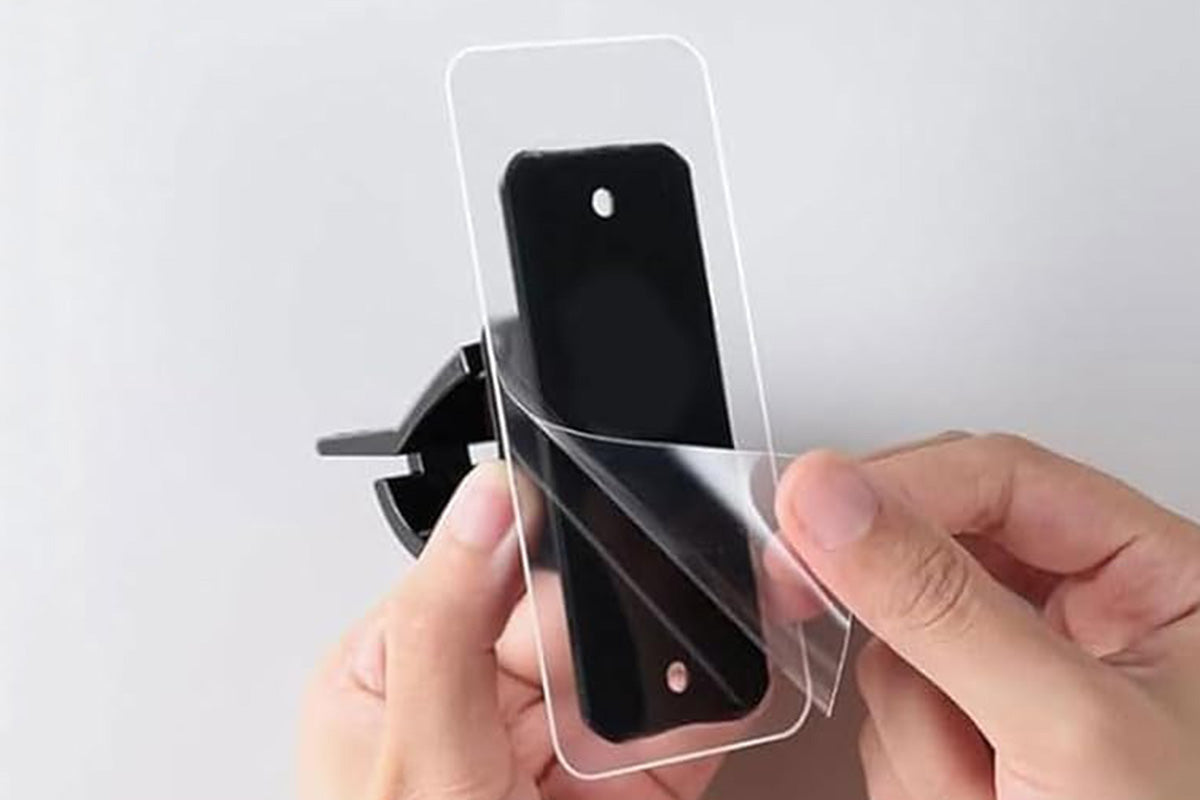 No Drill Self Adhesive Curtain Rod Brackets Transparent Invisible Holders for Curtains Towels