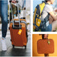 4Pcs Portable Aluminum Alloy Anti Loss Luggage Tags Travel ID Labels