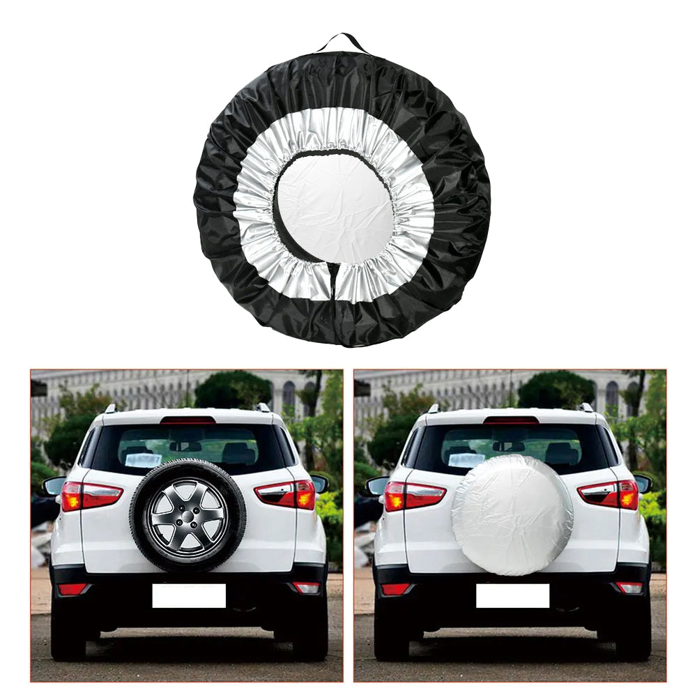 2Pcs Car Spare Tire Storage Covers