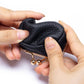Mini Leather Jewelry Box Coin Purse Jewelry Case With Kiss Lock