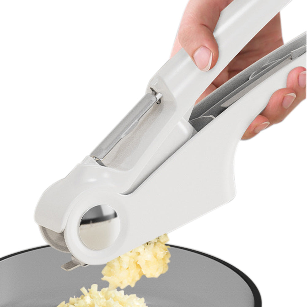 4-in-1 Garlic Press Mincer Garlic Crusher Slicer Peeler Can Opener Jar Opener