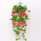 2Pcs Artificial Morning Glory Vine Hanging Plant for Wall Decor