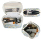 3Pcs Set Floral Cotton Cosmetic Bag