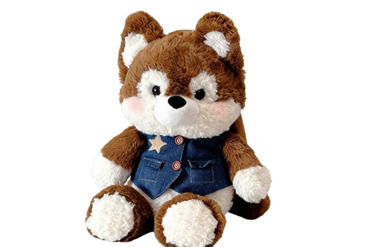 Soft Plush Toy Husky Stuffed Animal Cuddly Dog Doll Teddy