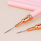 5PCS Nail Art Liner Brushes Set Nail Tools For Long Lines Thin Details Fine Drawing