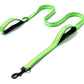 Reflective Dog Training Lesh with Double Handle Lead