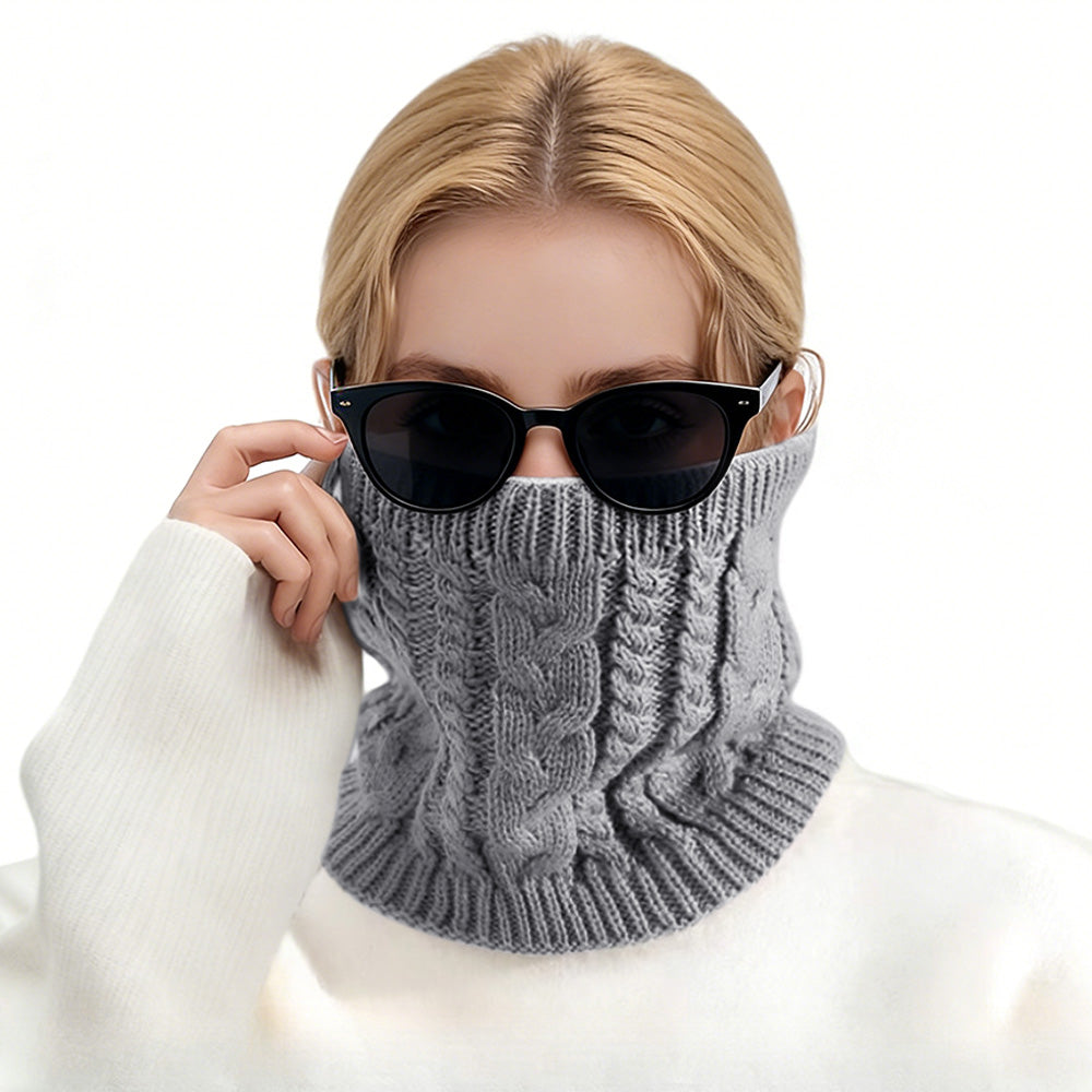 Winter Neck Gaiter Fleece Thick Neck Warmer Cover Ski Gaiters for Men Women