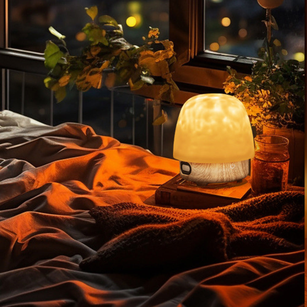 Ambient Lighting with 16 Light Colors 4 White Noises Bluetooth Speaker Night Light for Home Party