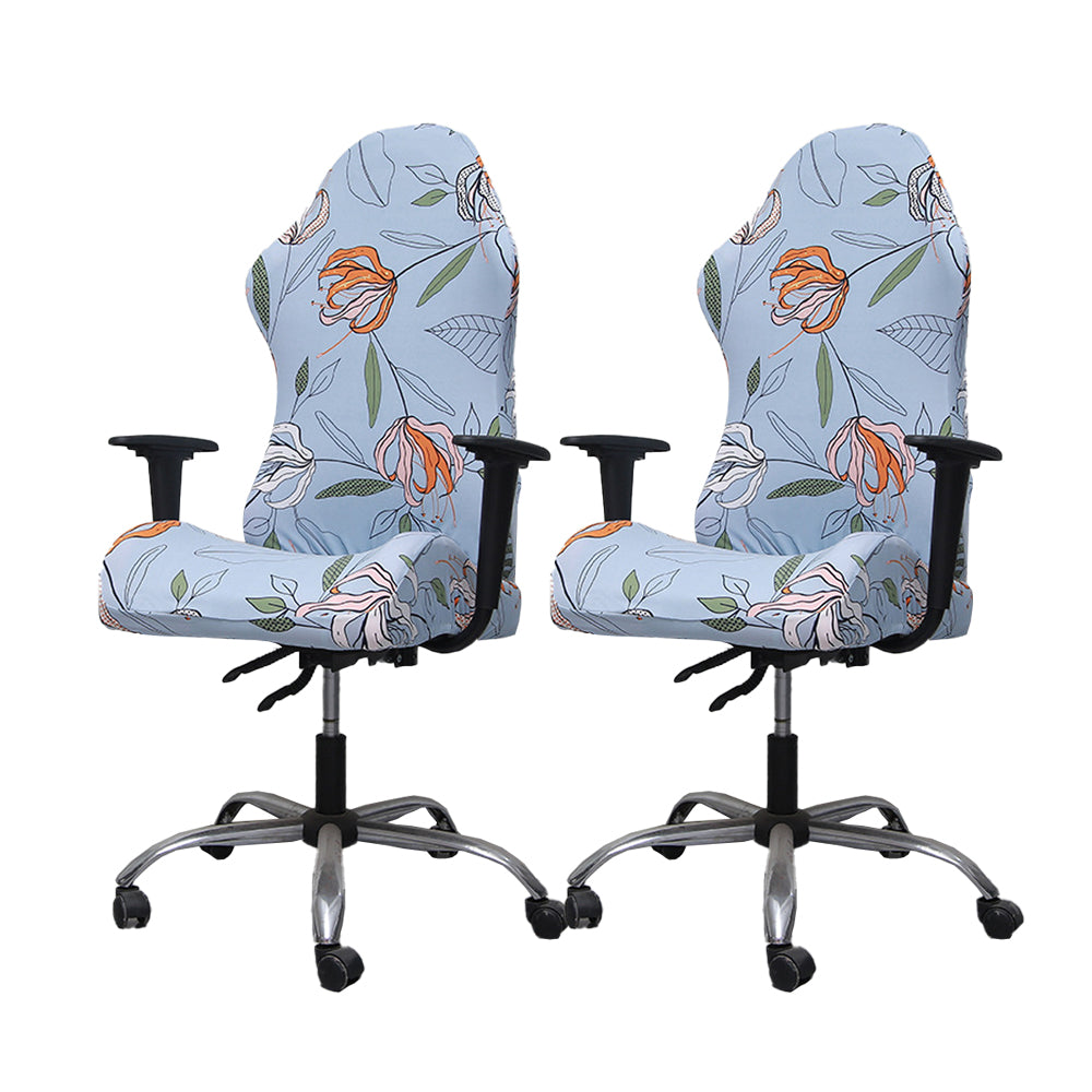 Printed Ergonomic Office Computer Game Chair Covers