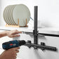 Cabinet Hardware Jig Aluminum Alloy Cabinet Handle Jig with Center Punch