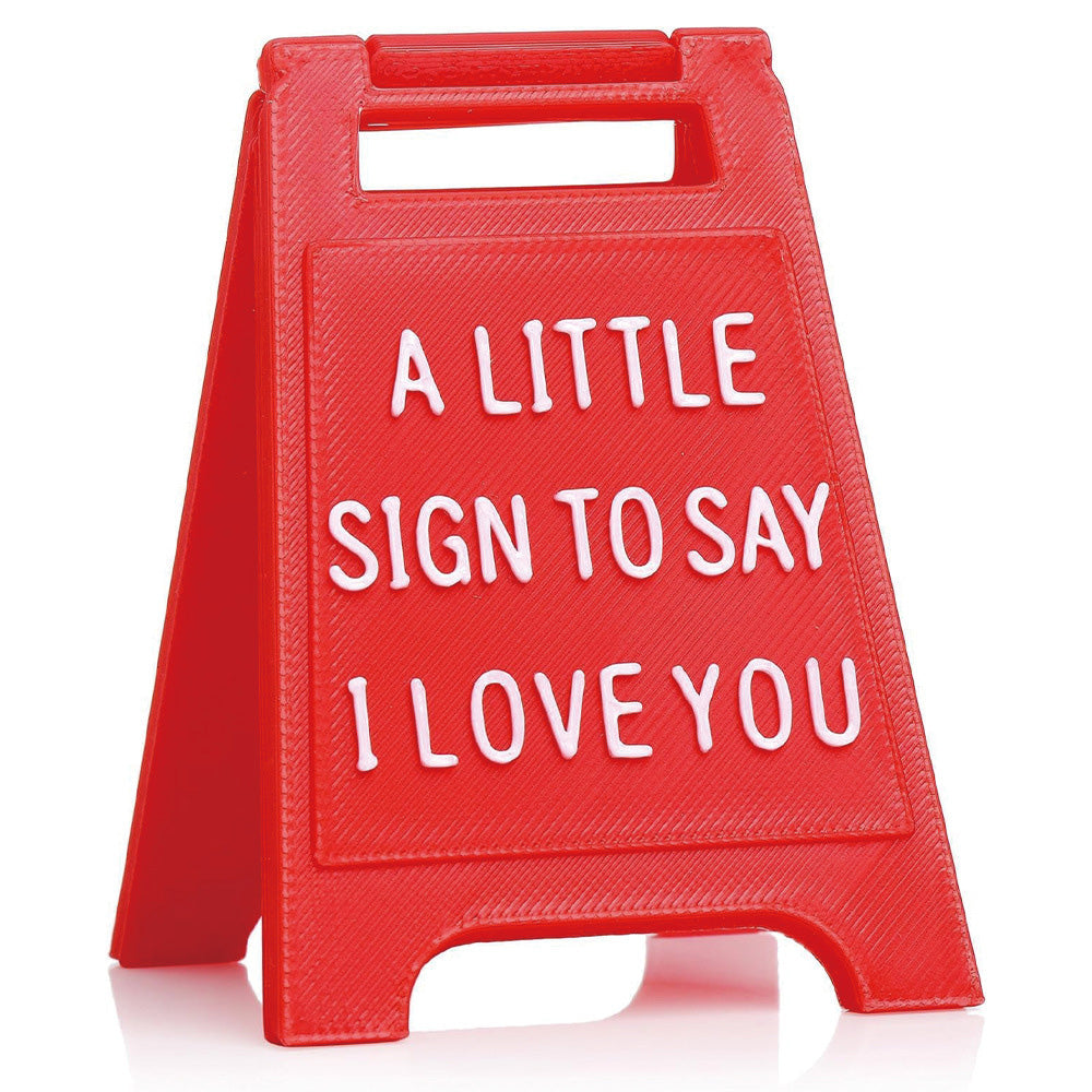 2XA Little Sign to Say I Love You Mini Ornament Plaque for Home Desk Decoration