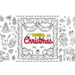 76x183cm Christmas Giant DIY Coloring Poster
