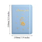 Pregnancy Daily Journal PU Cover Card Holder