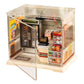 DIY Miniature Dollhouse Kit 3D Puzzle Dollhouse Toy with Dust Cover and Light