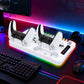 Gaming For PS5 Slim Pro Docking and Cooling Station Charger Headset Holder With RGB Light
