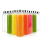 12Pcs 500ml Glass Sports Water Bottle Set with Cord