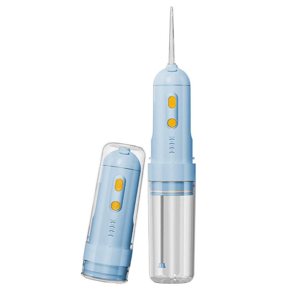 Electric Cordless Water Flosser Teeth Portable Oral Irrigator with 4 Nozzles