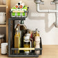 Under Sink Organizer 2 Tier Pull Out Cabinet Storage Slide Out Shelf Metal Sliding Drawer